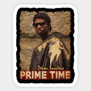 Deion Sanders - Prime Time Vintage Sticker